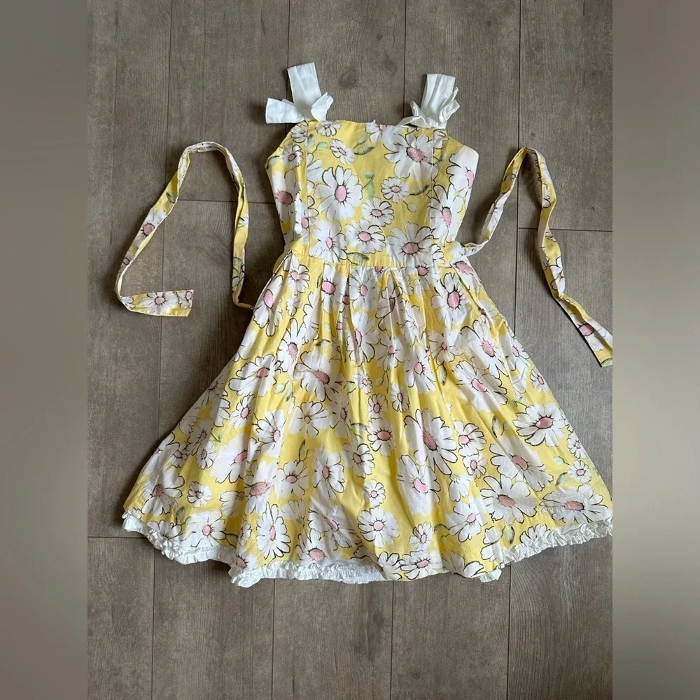 Vintage Children’s Place Girl’s Dainty Daisies Cotton Dress Fit and Flare Size 6